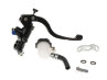 Grip set brake lever brake pump black universal left/right with separate oil reservoir thumb extra